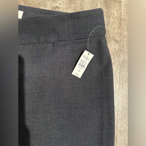 TALBOTS WOMENS GREY DRESS PANTS CURVY SIZE 14p - Picture 3 of 8